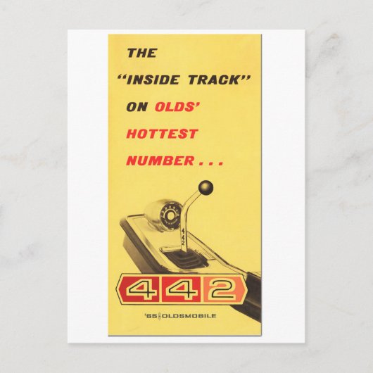 Oldsmobile 442 - weergave van mappagina's briefkaart (Voorkant)