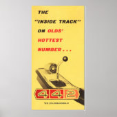 Oldsmobile 442 -  weergave van mappagina's poster (Voorkant)