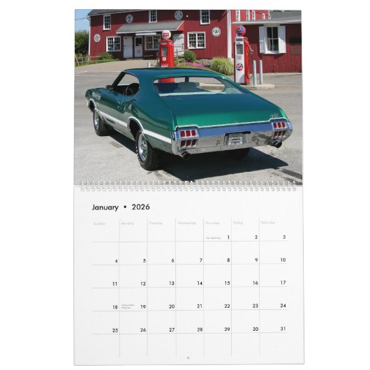 Oldsmobile Calendar Kalender (Jan 2026)