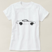 OLDSMOBILE CUTLASS 1970 T-SHIRT (Design voorkant)