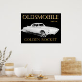 Oldsmobile Golden Rocket Poster (Keuken)