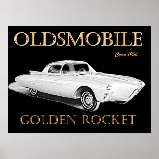Oldsmobile Golden Rocket Poster (Voorkant)