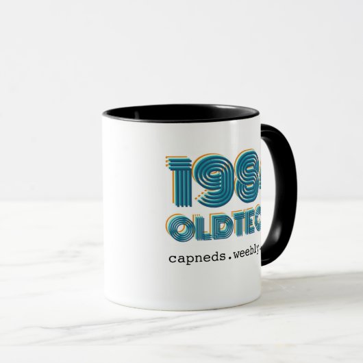 OldTech door Pet Ed Ringer Mok (Voorkant rechts)