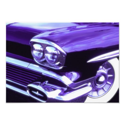 Oldtimer: 1958 Chevrolet Foto Afdruk (Voorkant)