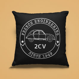 Oldtimer 2CV Abzeichen Engineering Emblem Kussen