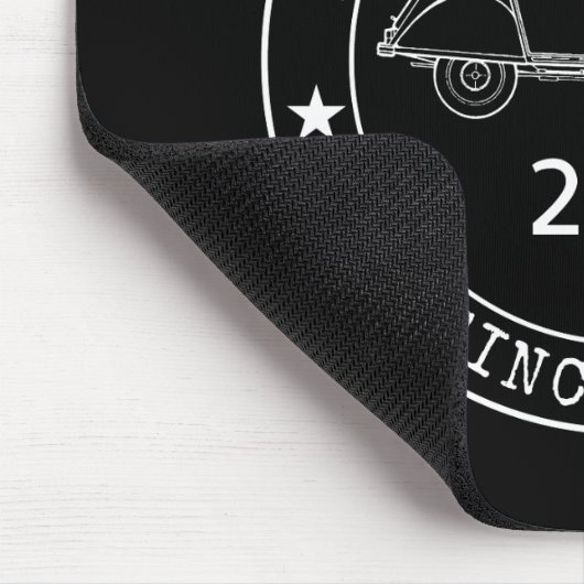 Oldtimer 2CV Abzeichen Engineering Emblem Muismat (Hoek)