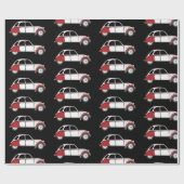 Oldtimer 2CV Dolly Rot Cadeaupapier (Vlak)