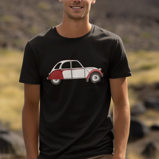 Oldtimer 2CV Dolly Rot T-shirt