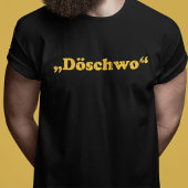 Oldtimer 2cv Döschwo Typografie T-shirt