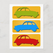 Oldtimer 2cv Ente Ampel Briefkaart (Voorkant)