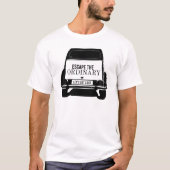 oldtimer 2cv Ente Escape de gewone T-Shirt (Voorkant)