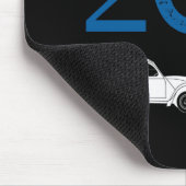 Oldtimer 2cv Ente Frankreich Fahne Farben Muismat (Hoek)