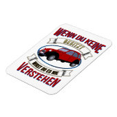 Oldtimer 2cv Liebhaber Spruch Magneet (Linkerzijde)