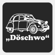 Oldtimer 2cv Weisse Döschwo Silhouette