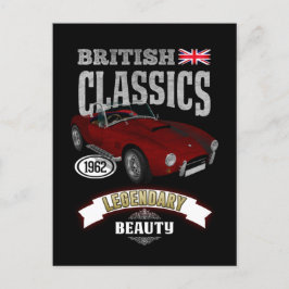Oldtimer AC Cobra British Beauty Briefkaart