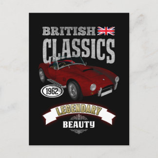 Oldtimer AC Cobra British Beauty Briefkaart