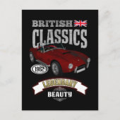 Oldtimer AC Cobra British Beauty Briefkaart (Voorkant)