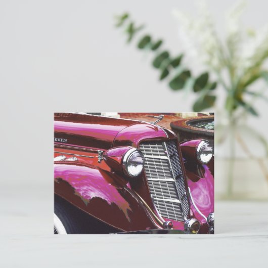 Oldtimer: Auburn Briefkaart (Staand voorkant)