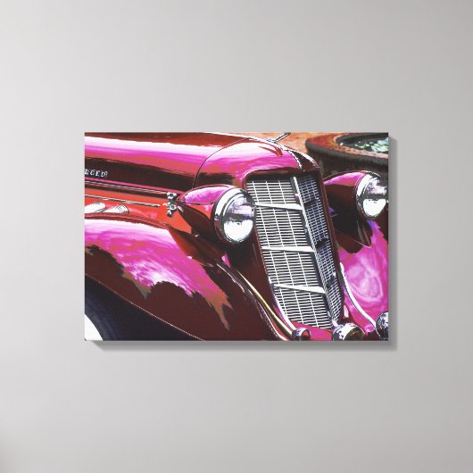 Oldtimer: Auburn Canvas Afdruk (Voorkant)