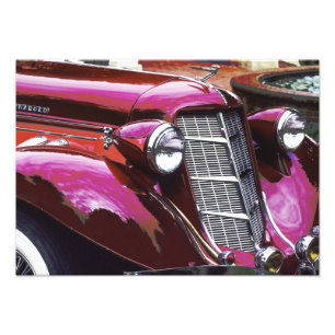 Oldtimer: Auburn Foto Afdruk