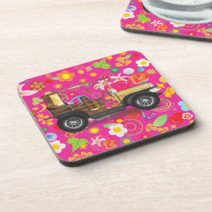 Oldtimer Auto Bier Onderzetter