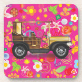Oldtimer Auto Bier Onderzetter (Voorkant)