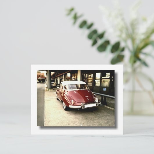 Oldtimer Auto Briefkaart (Staand voorkant)