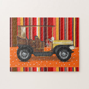 Oldtimer auto legpuzzel