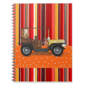 Oldtimer auto notitieboek (Voorkant)
