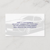 oldtimer | Auto Reparatie Logo Visitekaartje (Achterkant)