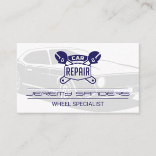 oldtimer   Auto Reparatie Logo Visitekaartje