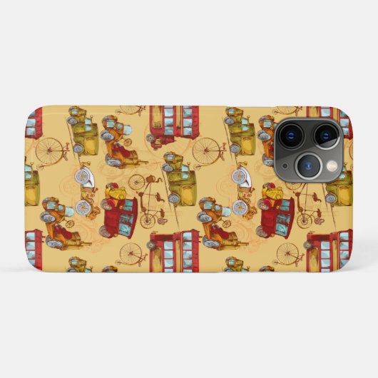 Oldtimer Auto's, Bussen & Fietsen Case-Mate iPhone Case (Achterkant (horizontaal))