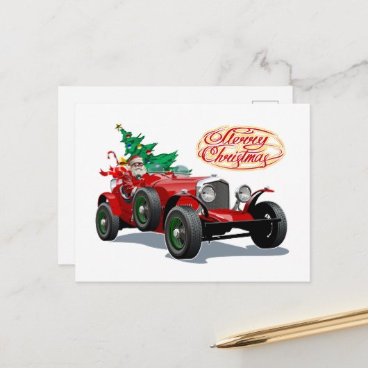 oldtimer briefkaart (Voorkant / Achterkant in situ)