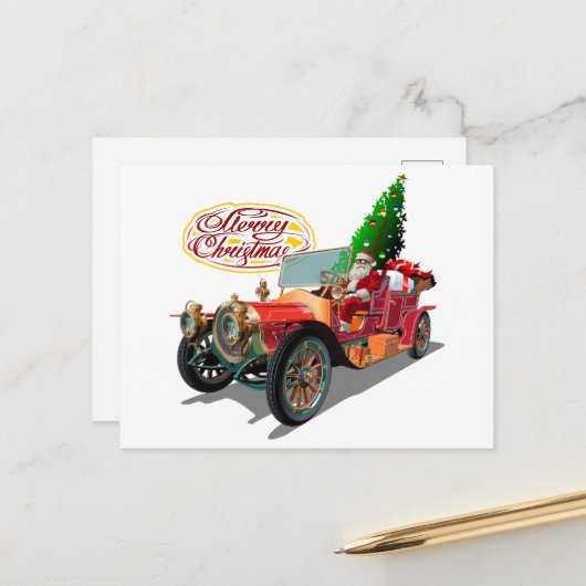 oldtimer briefkaart (Voorkant / Achterkant in situ)