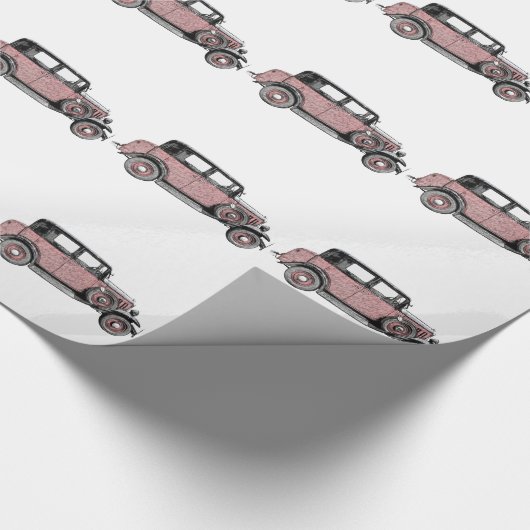 Oldtimer Cadeaupapier (Hoek)