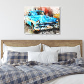 Oldtimer Canvas Afdruk (Insitu (Slaapkamer))