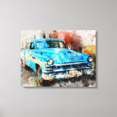 Oldtimer Canvas Afdruk (Voorkant)