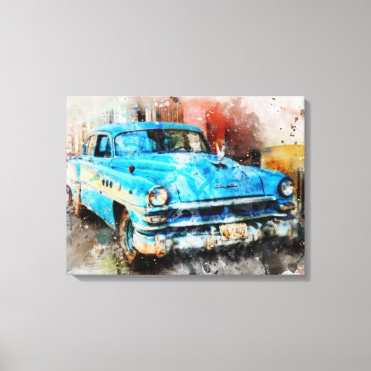 Oldtimer Canvas Afdruk (Voorkant)