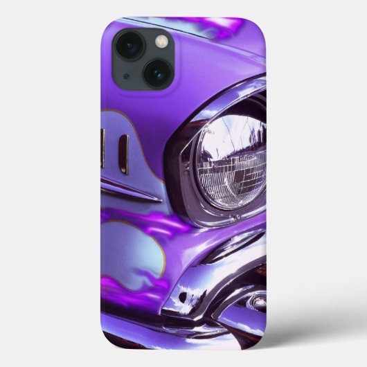 Oldtimer: Chevrolet met brandende motorkap Case-Mate iPhone Case (Achterkant)