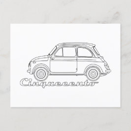 Oldtimer Cinquecento Der PUCH 500 Briefkaart