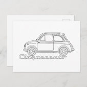 Oldtimer Cinquecento Der PUCH 500 Briefkaart (Voorkant / Achterkant)