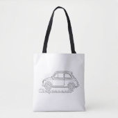 Oldtimer Cinquecento Der PUCH 500  Tote Bag (Voorkant)