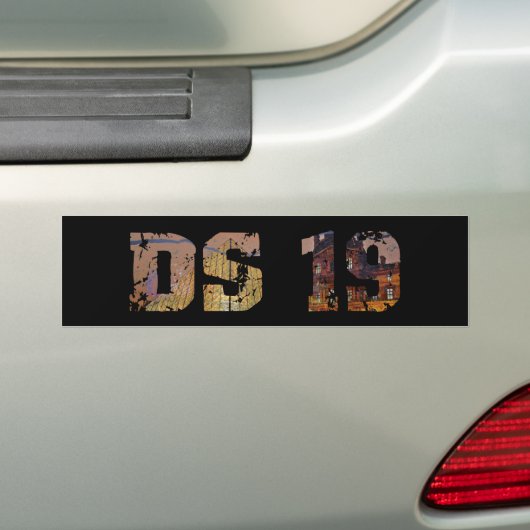 Oldtimer Citroen DS 19 La Déesse Franse stad Bumpersticker (Op auto)