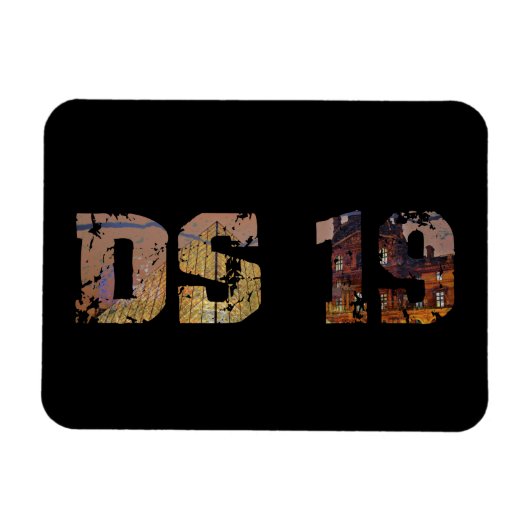 Oldtimer Citroen DS 19 La Déesse Franse stad Magneet (Horizontaal)