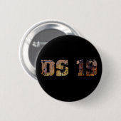 Oldtimer Citroen DS 19 Limousine Ronde Button 5,7 Cm (Voorkant /achterkant)