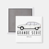 Oldtimer Citroen GS Frankreich Grande Serie Magneet (Voorkant / Achterkant)