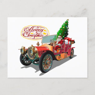 oldtimer feestdagenkaart