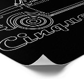 Oldtimer Fiat Cinquecento Der PUCH 500 Poster (Hoek)