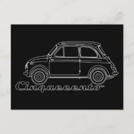 Oldtimer Fiat Cinquecento Der PUCH 500 Postkarte Briefkaart
