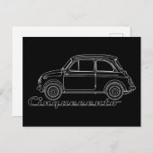 Oldtimer Fiat Cinquecento Der PUCH 500 Postkarte Briefkaart (Voorkant / Achterkant)